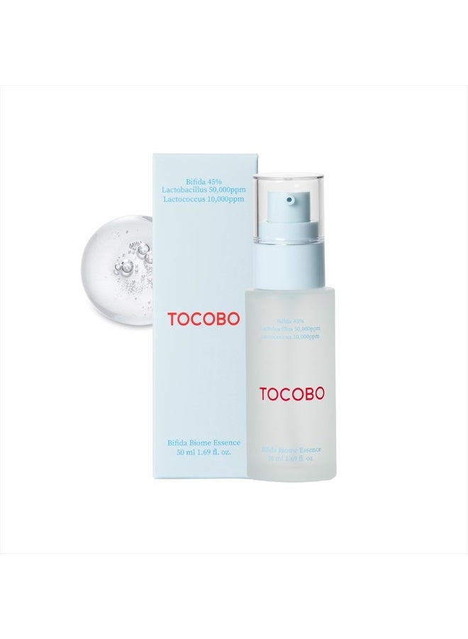 Tocobo Bifida Biome Essence 1.69 fl oz / 50ml | All in one, Skin Repair Serum, Skin Barrier Essence | Natural Ingredients, Vegan Essence, Cruelty Free, Korean Vegan Essence - Image 1