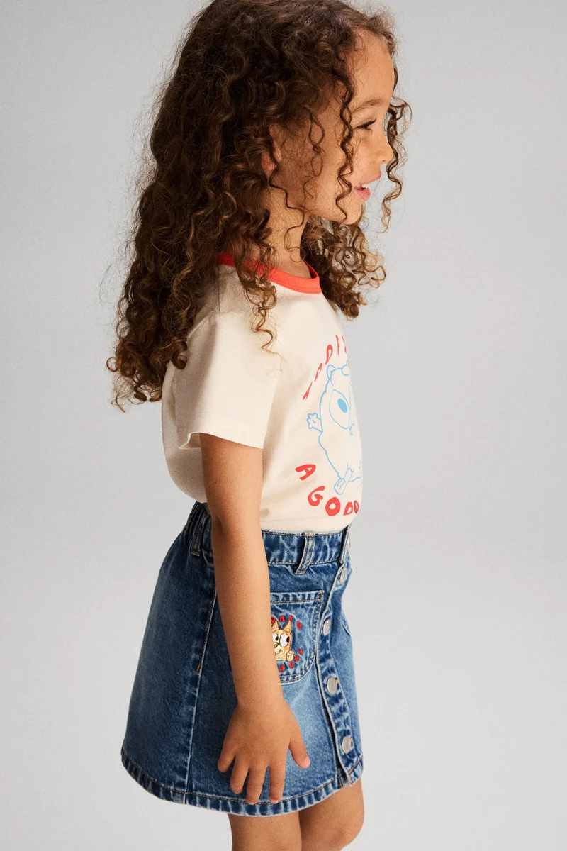 H&M A-line denim skirt