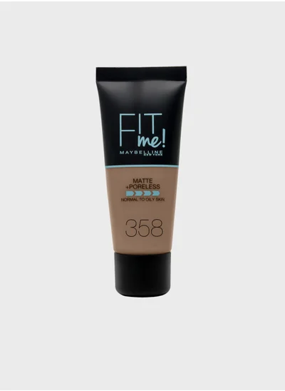 MAYBELLINE NEW YORK Fit Me Matte & Poreless Foundation -358 Latte