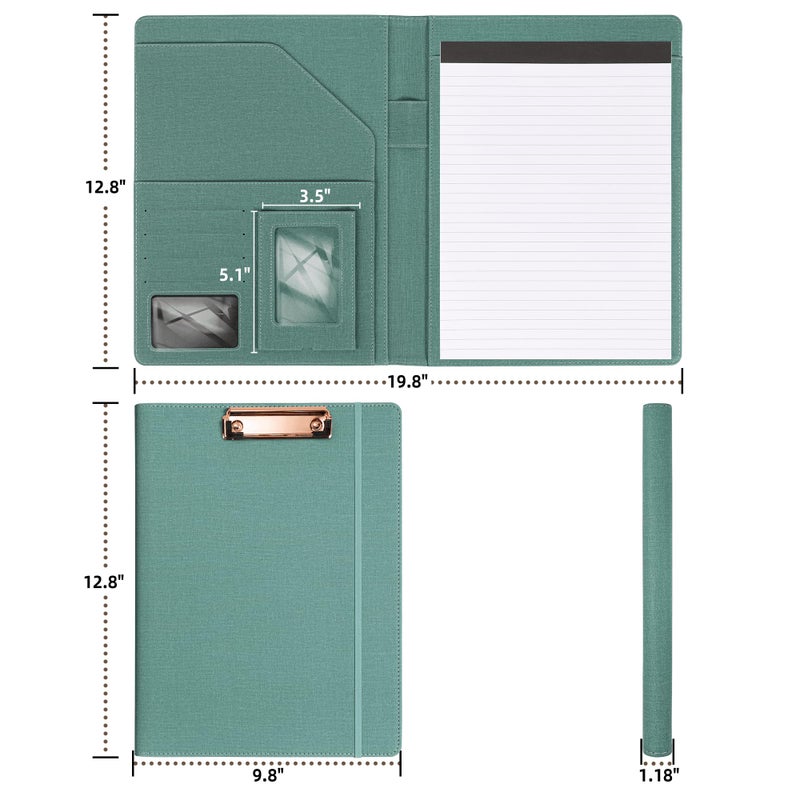 Ospelelf Portfolio for Men Business Portfolios Organizer Clipboards with Storage Exquisite Resume Portfolio Folder - Image 5