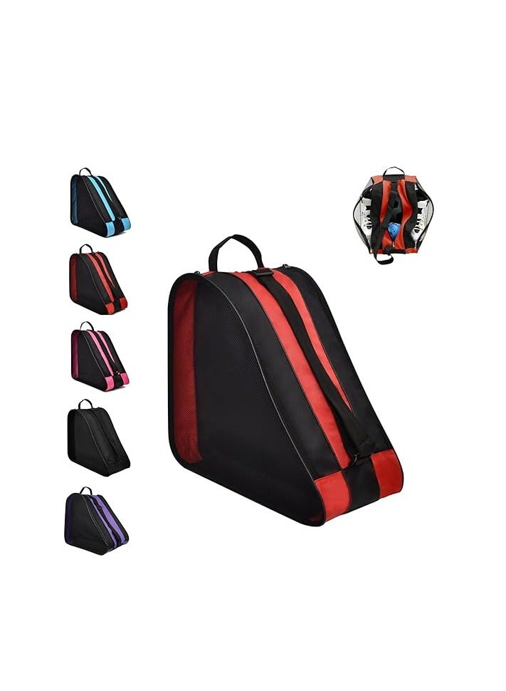 DAYONG Roller Skate Bags, Oxford Cloth Ice Inline Skates Bag with Adjustable Shoulder Strap for Kids and Adult, Large Capacity Skate Bag for Skates Shoes, Helmet Other Skate Accessories - Image 1