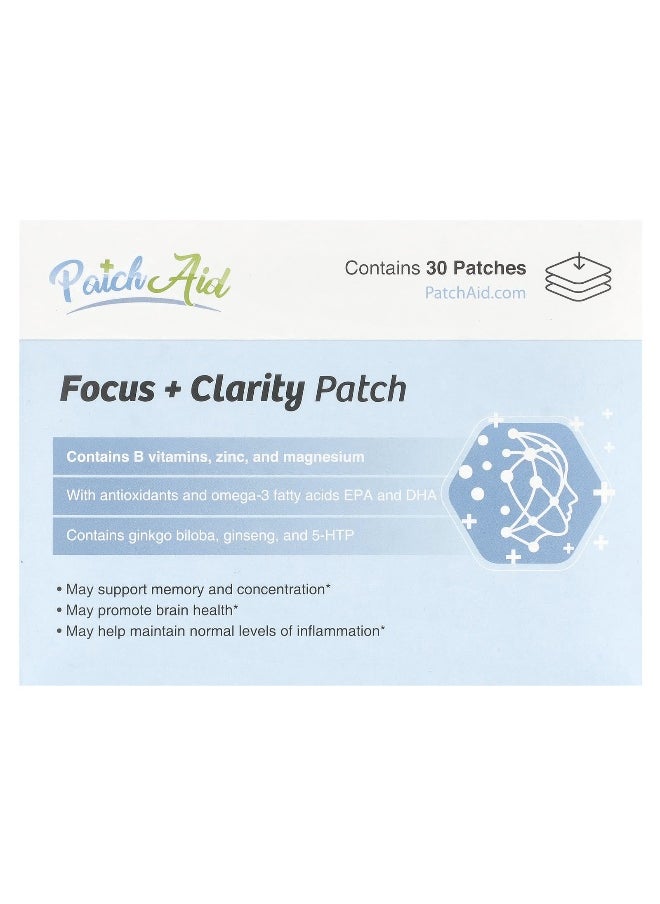 PatchAid - PatchAid, Focus + Clarity Patch , 30 Patches - Image 1