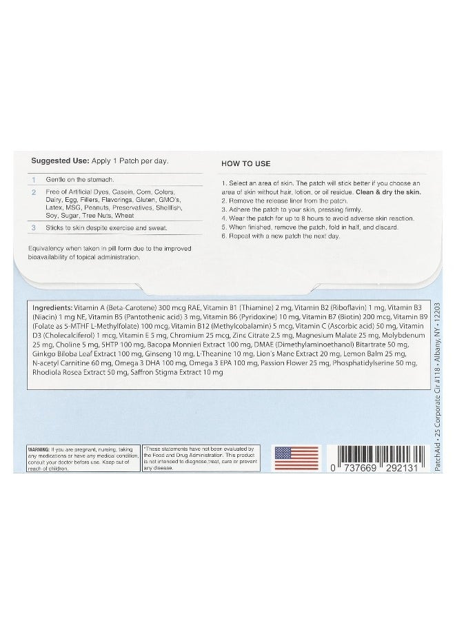 PatchAid - PatchAid, Focus + Clarity Patch , 30 Patches - Image 1