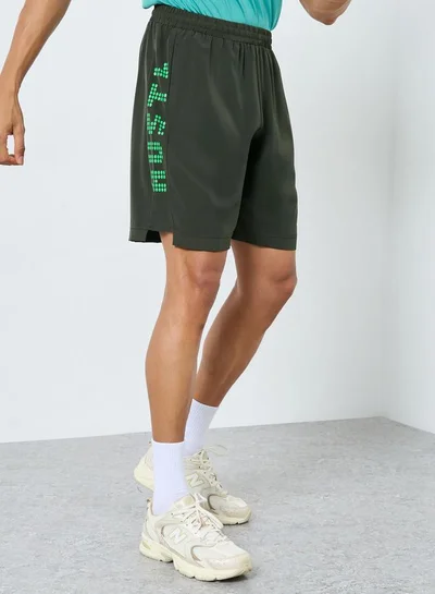 ستايلي اكتيف شورت تمرين بتفاصيل طباعة