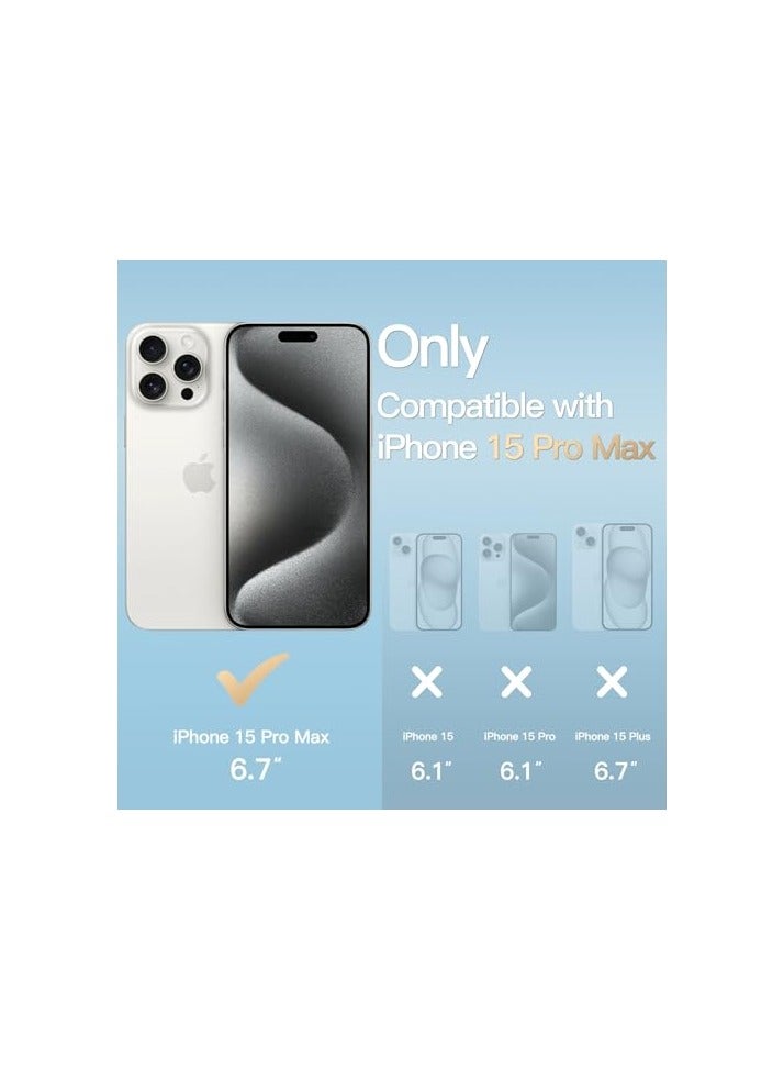 JETech Case for iPhone 15 Pro Max 6.7-Inch, Soft TPU Transparent Slim Protective Phone Cover with Shock-Absorption, Support Wireless Charging (Clear) - Image 2