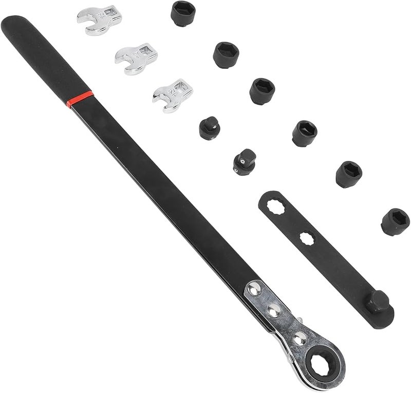 مجموعة أدوات حزام السير مع مفتاح راتشيت قابل للعكس لإصلاح السيارات بسهولة - Image 4