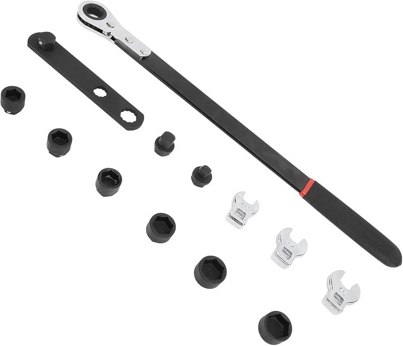 مجموعة أدوات حزام السير مع مفتاح راتشيت قابل للعكس لإصلاح السيارات بسهولة - Image 1