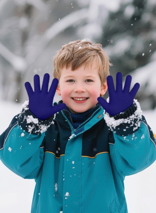 Cooraby 3 Pairs Kid's Winter Magic Gloves Thicken Knitted Warm Gloves Children Stretchy Unisex Gloves for Boy Girl - Image 4
