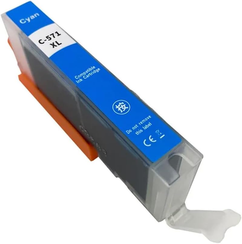 PGI 570 CLI 571 Compatible Ink Cartridge C 571XL C 1PC for MG5750 MG5751 MG5752 MG5753 MG6850 TS5050 TS5051 TS5052 Printers - Image 1
