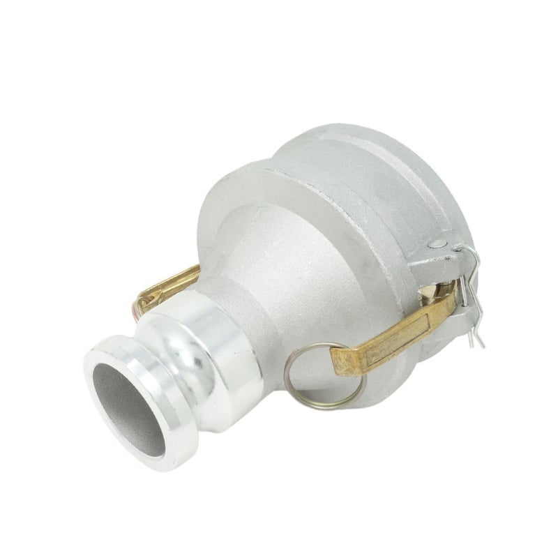 Gloxco Aluminum Type DA Cam and Groove Hose Fitting, Reducer, 4" Female Camlock x 2" Male Camlock (CAM-4020-DA-AL) - Image 4