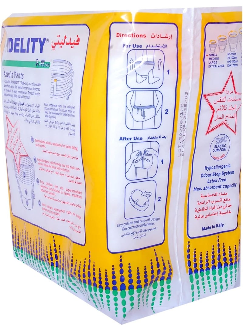 FIDELITY Adult Pull-On Pants Small 10Pcs - Image 3