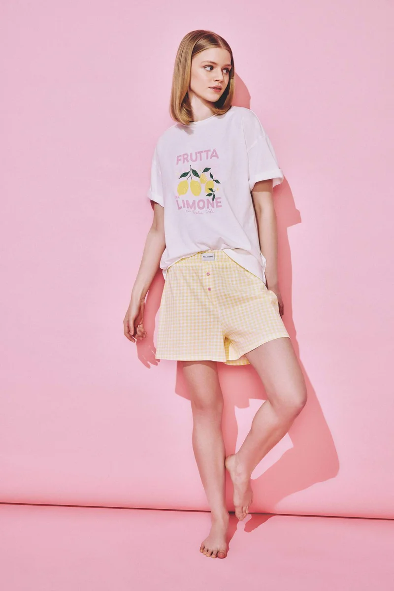 ديفاكتو Regular Fit Short Sleeve 2 Piece Set