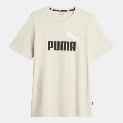 PUMA Men's Essentials+ 2 Colour Logo T-Shirt