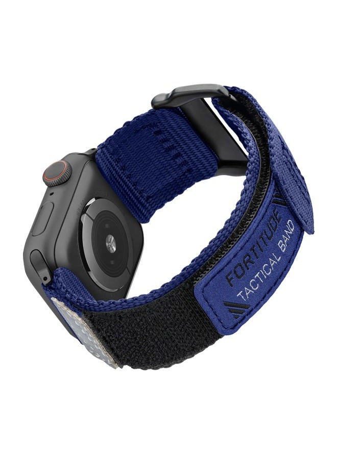 Ritche Nylon Rugged Apple Watch Band, Black, 42mm - Image 1