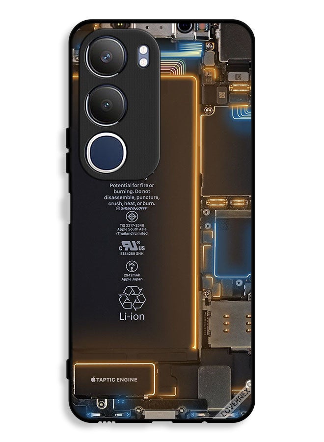 Covernex Vivo Y19s 4G Protective Case Cover Phone Back Inside Pattern - Image 1