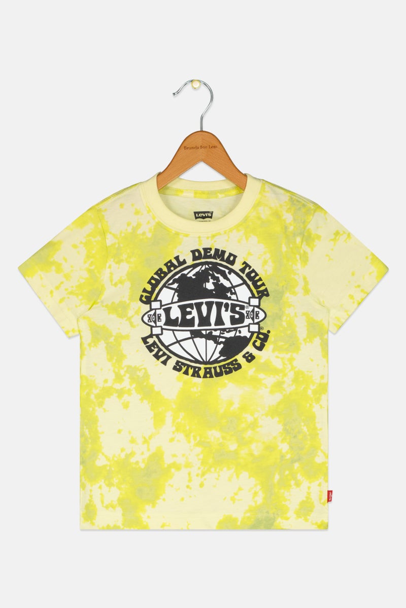 Levi's Kids Boy Graphic Print Short Sleeve T-Shirt, Multicolor - Image 2