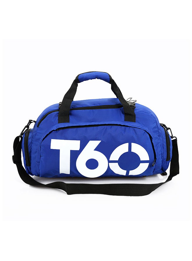 Sports Gym Bag, Travel Duffel bag with Wet Pocket & Shoes Compartment Ultra Lightweight BLUE 