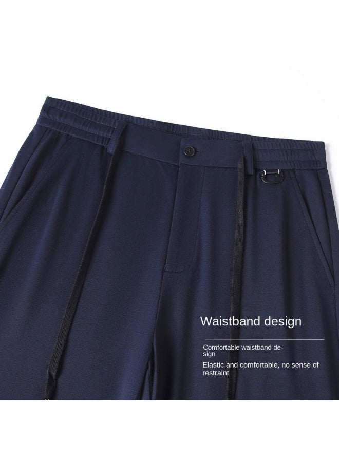 FOLUNSI Contains Mulberry Silk】2025 Spring New Men's Casual Pants - Versatile Comfortable Straight-leg Office Trousers - Image 4
