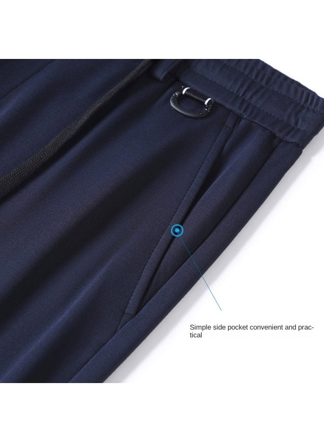 FOLUNSI Contains Mulberry Silk】2025 Spring New Men's Casual Pants - Versatile Comfortable Straight-leg Office Trousers - Image 5