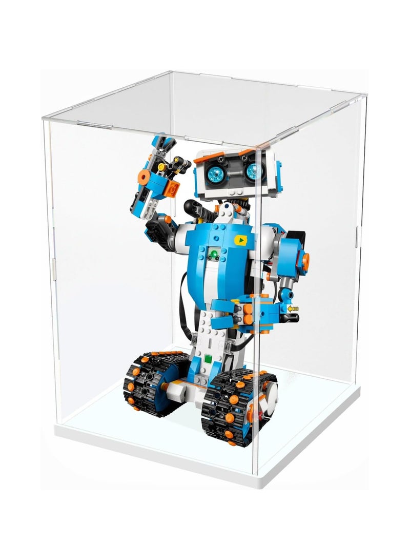 TPGP Acrylic Display Case with White Base | Display Boxes for Collectibles | Dustproof Protection Showcase (25x25x35 cm) - Image 4