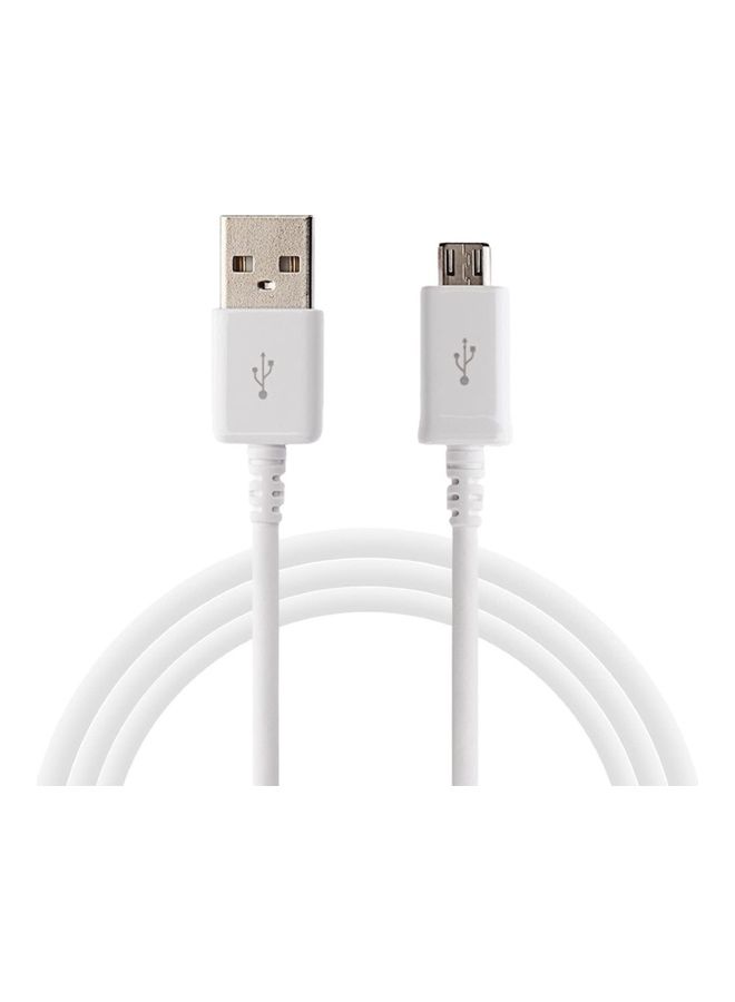 أي سي إس كابل شحن ونقل بيانات مايكرو USB أبيض - Image 1