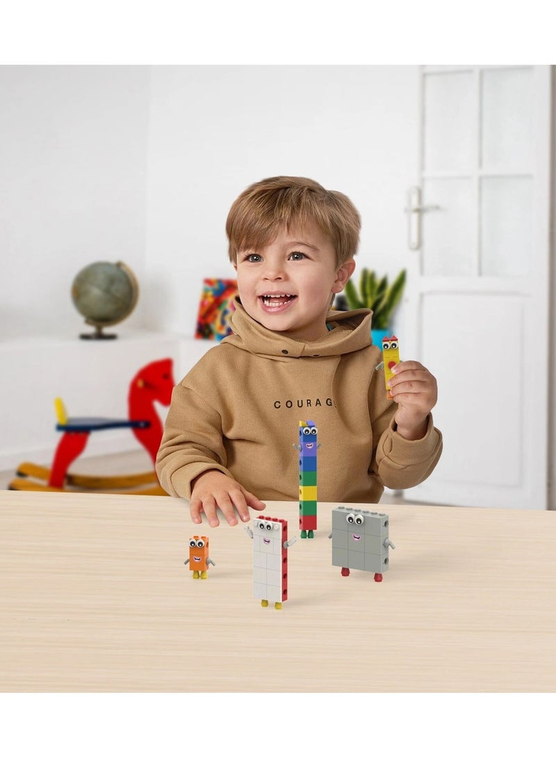 Number Blocks Learning Building Blocks Set, Educational STEM Toy for Kids, Cartoon Number Figures, Math Stacking & Sorting Toy, Preschool Learning Gift, Colorful Construction Blocks Set  - Image 1