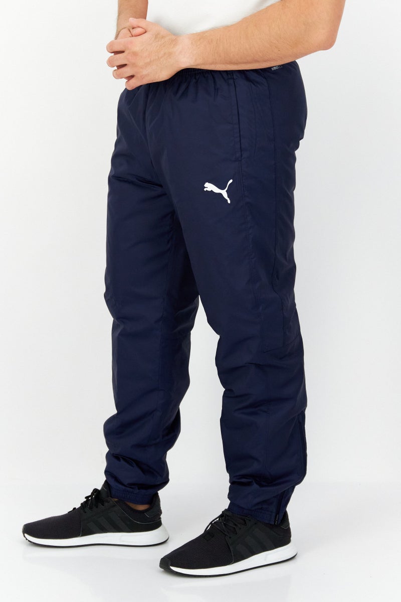 PUMA بنطال رياضي مبطن للرجال من Sportswear Fit Cup Training، أزرق داكن - Image 3