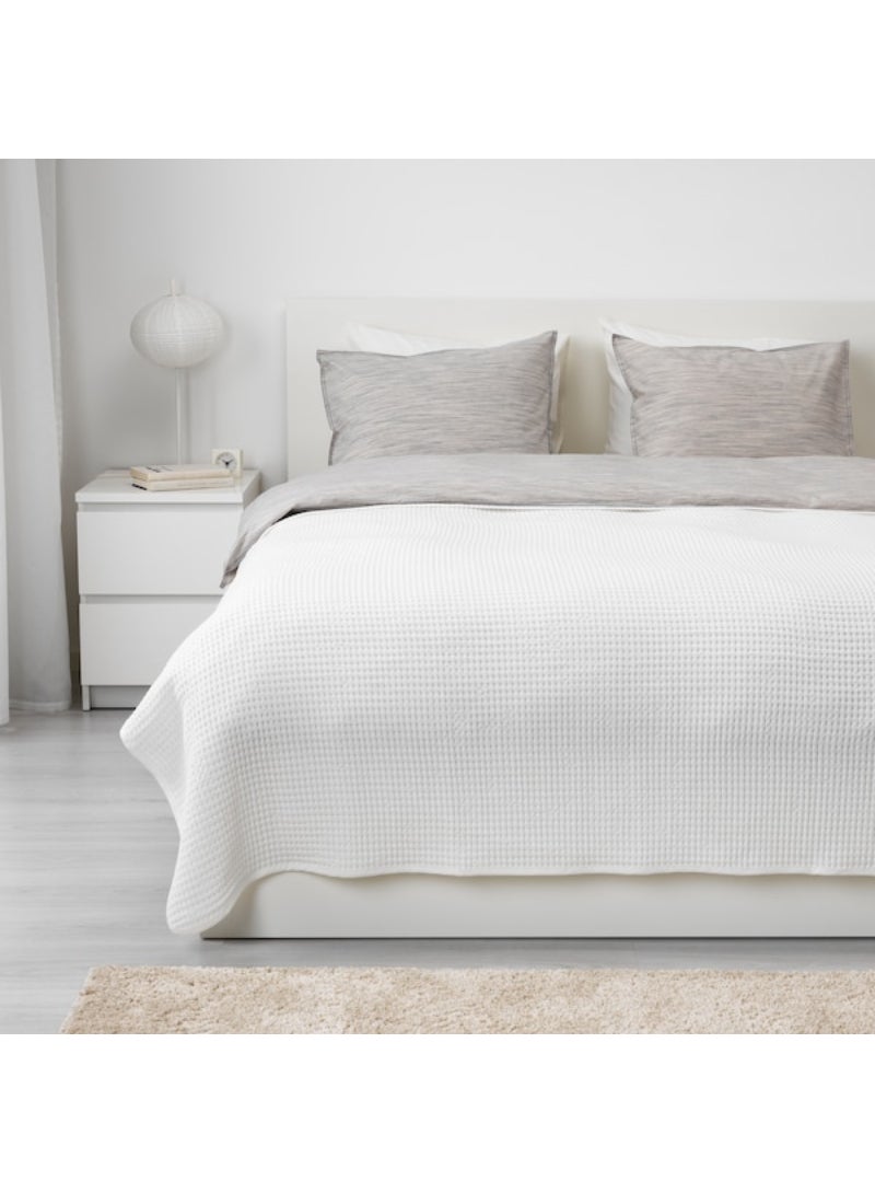 IKEA FRAKTA Bedspread - white - 230x250 cm - Image 3