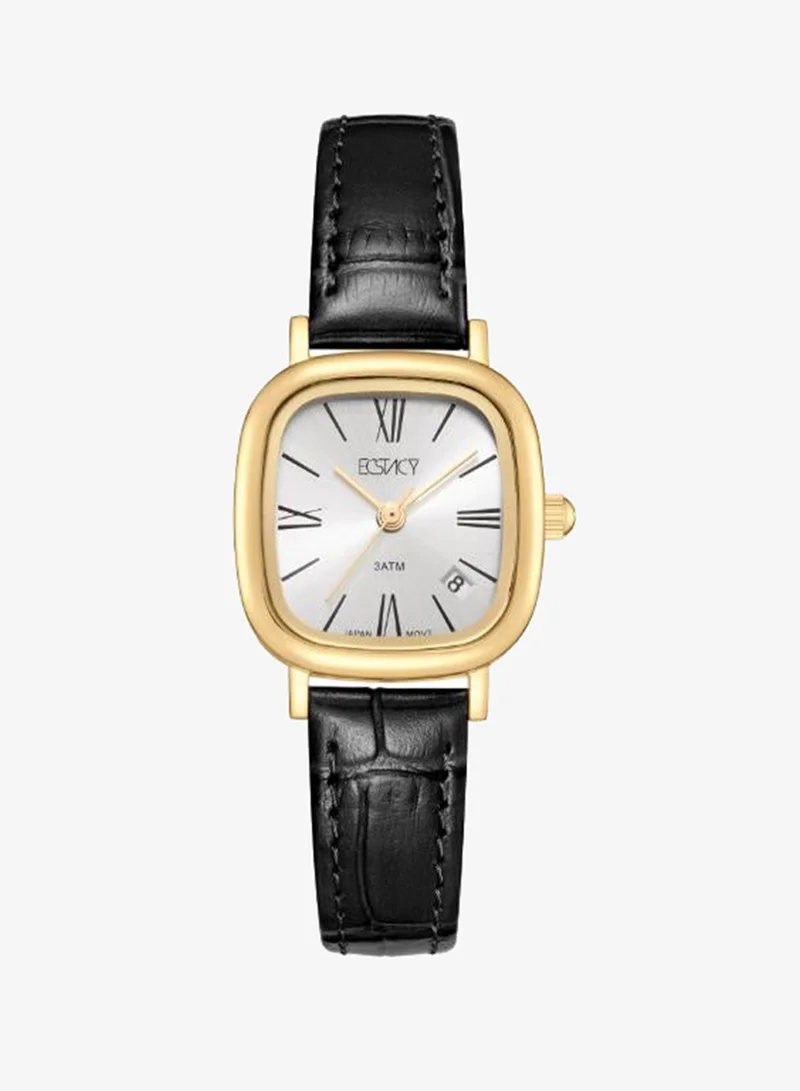 Women's Genuine leather Analog Watch E25510-GLBW - 23 mm