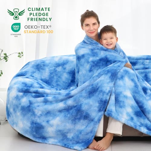 obinsm Fleece Throw Blanket, Soft Plush Flannel Fleece Blanket for Couch Sofa Bed, Cozy Warm Soft Throw Blanket for Bedroom Living Room, Luxury Decorative Blanket, Birthday Gifts for Women - Image 2