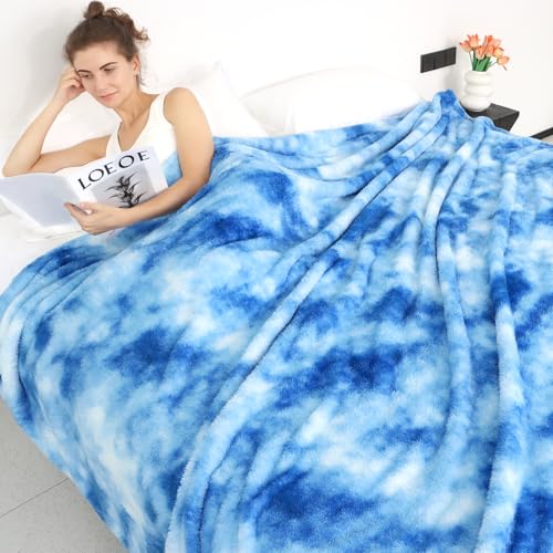 obinsm Fleece Throw Blanket, Soft Plush Flannel Fleece Blanket for Couch Sofa Bed, Cozy Warm Soft Throw Blanket for Bedroom Living Room, Luxury Decorative Blanket, Birthday Gifts for Women - Image 1