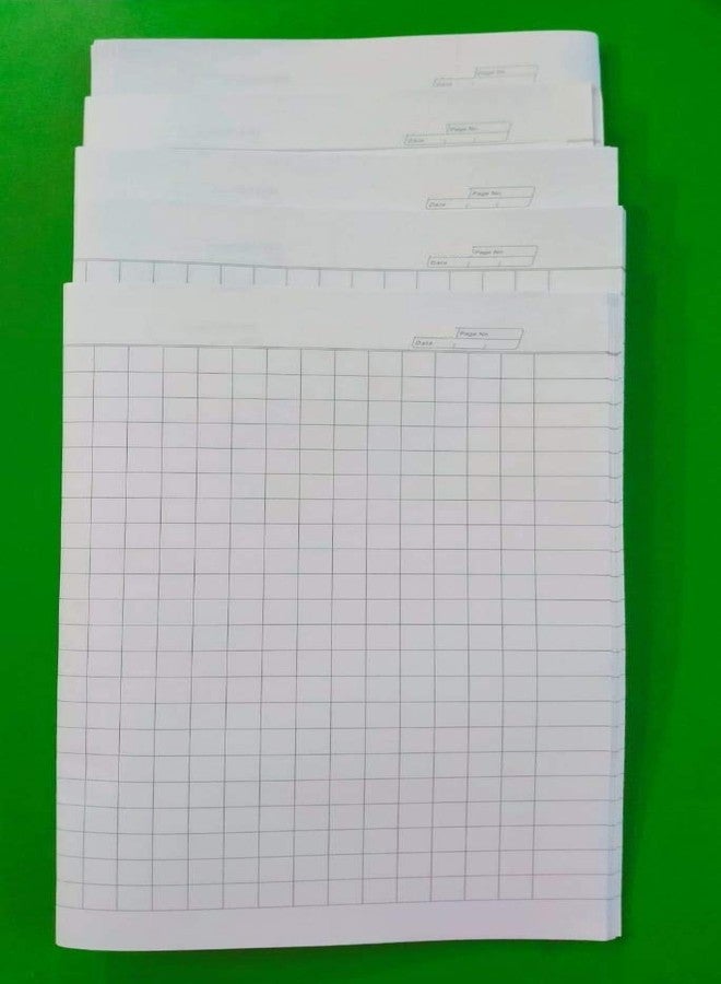 FIRST CLICK Maths Answer Sheets Exam Sheets Paper for Subject Math Without Fold 100 Sheet With Fold 200 Sheets 400 Pages Both Side Ruled - Image 5