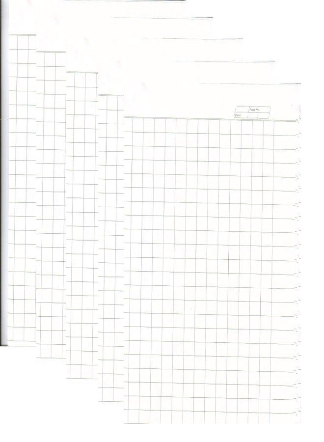 FIRST CLICK Maths Answer Sheets Exam Sheets Paper for Subject Math Without Fold 100 Sheet With Fold 200 Sheets 400 Pages Both Side Ruled - Image 3