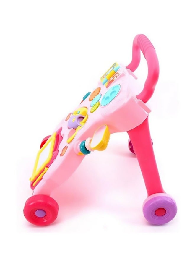 Multi-Functional Music Walker Speed Control And Adjustable Wheels Suitable Age 6+Months 45x42x34cm - Image 4