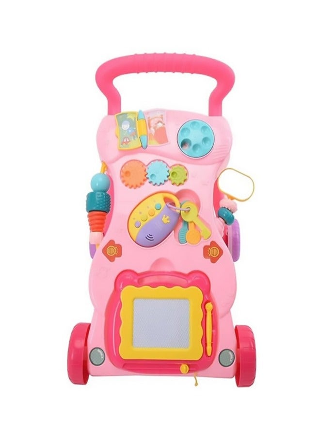 Multi-Functional Music Walker Speed Control And Adjustable Wheels Suitable Age 6+Months 45x42x34cm - Image 2