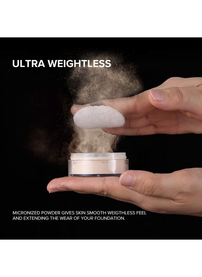 SACE LADY - Oil Control Loose Powder Setting Make Up Waterproof Poreless Long Lasting Soft-Matte Face Powder Makeup, 0.32Oz (02) - Image 1