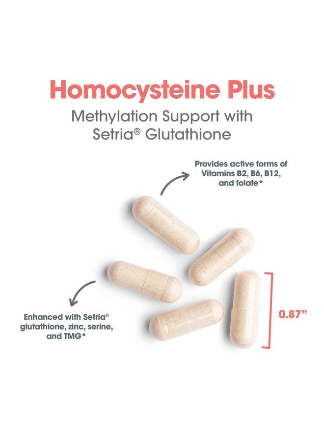 Allergy Research Group Homocysteine Plus Supplement - with Setria Glutathione, Vitamin B Complex, Trimethylglycine, Vegetarian Capsules - 90 Count - Image 5