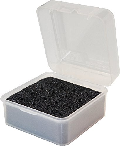 MTM BH16 Broadhead Box Broadhead Box - Holds 16 Fixed or Mech. USA Made, Clear - Image 5