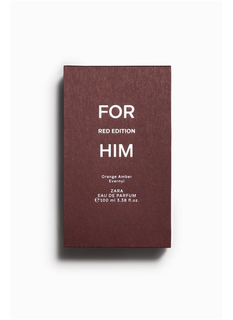 Zara - ZARA FOR HIM RED EDITION ماء عطر 100 مل (3.38 أونصة سائلة) - Image 1