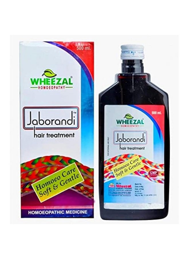 WHEEZAL Wheezal Jaborandi Hair Treatment Oil 500ml. (PACK OF TWO) 