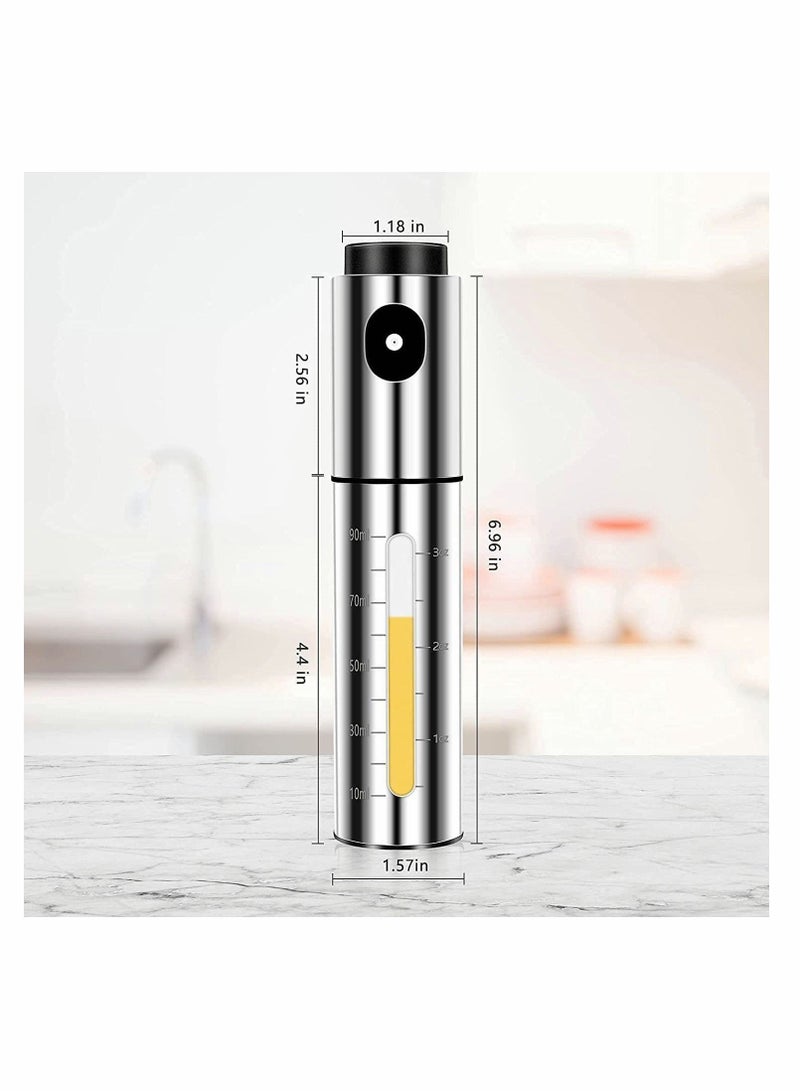 Y&D Oil Sprayer for Cooking, Stainless Steel 100ml Olive Salad, BBQ, Kitchen Baking, Roasting, Frying Steak,  - Image 3