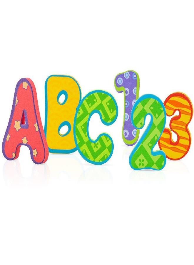 Nuby مجموعة حروف وأرقام نوبى العائمة لحمام الأطفال - حروف وأرقام مائية ناعمة - 36 قطعة - ألعاب تعليمية للحمام للأطفال - 3 سنوات فما فوق - Image 5