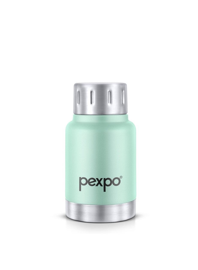 Pexpo Cameo Vacuum Insulated 160ml Stainless Steel Water Bottle - Sea Green| Hot & Cold Upto 4-5 Hours | Leak of | Office, School, Gym & Travelling|Men, Women & Kids| RCB Edition - Image 1
