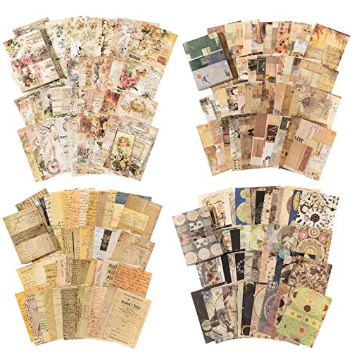 FMOACEN 400 PCS Scrapbook Paper Journaling Scrapbooking Supplies Kit Aesthetic Decorative Craft Paper Cottagecore Picture Frames Aesthetic Decor Art Collage Album - Image 2