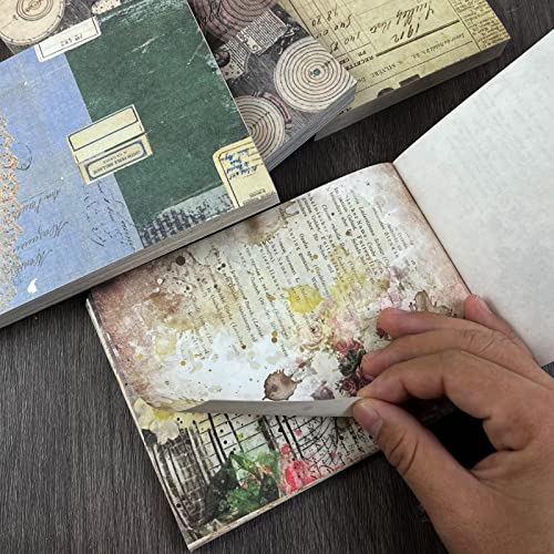 FMOACEN 400 PCS Scrapbook Paper Journaling Scrapbooking Supplies Kit Aesthetic Decorative Craft Paper Cottagecore Picture Frames Aesthetic Decor Art Collage Album - Image 4