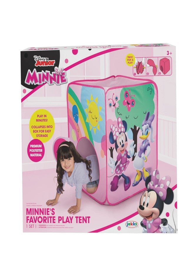 Minnie Mouse Kids Pop Up Tent Children's Playtent Indoor Outdoor Playhouse - Image 3