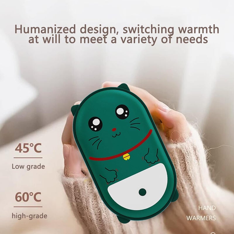 ويوبلز مدفئات يدوية قابلة لإعادة الشحن، بطارية USB بسعة 10000 مللي أمبير، توفر تدفئة تدوم 15 ساعة، مدفئ جيب كهربائي محمول، 3 مستويات حرارة، هدية رائعة للرجال والنساء في فصل الشتاء البارد. - Image 2
