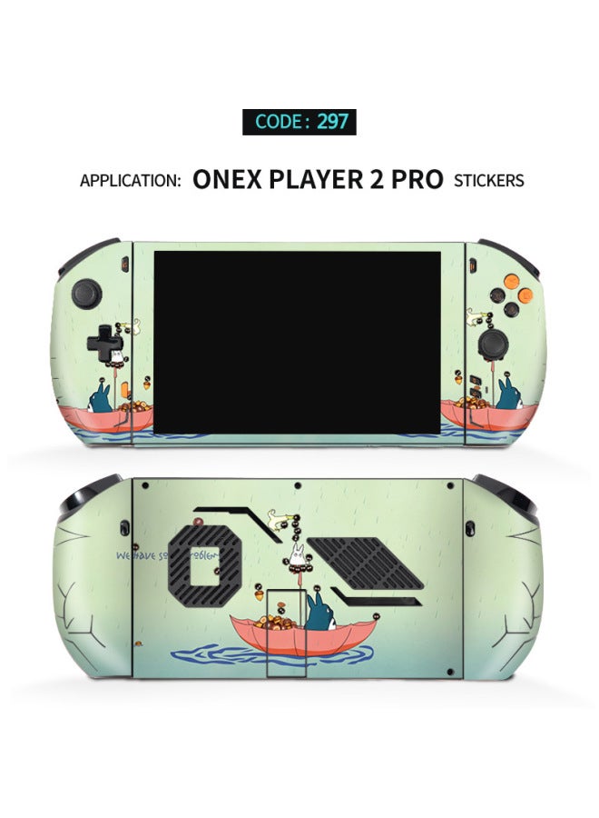 Loquat Applicable To ONE PLAYERS PRO Film No. 1 Palm Machine Protective Cover Handle Sticker Japanese Anime Film-Color:297 - Image 1