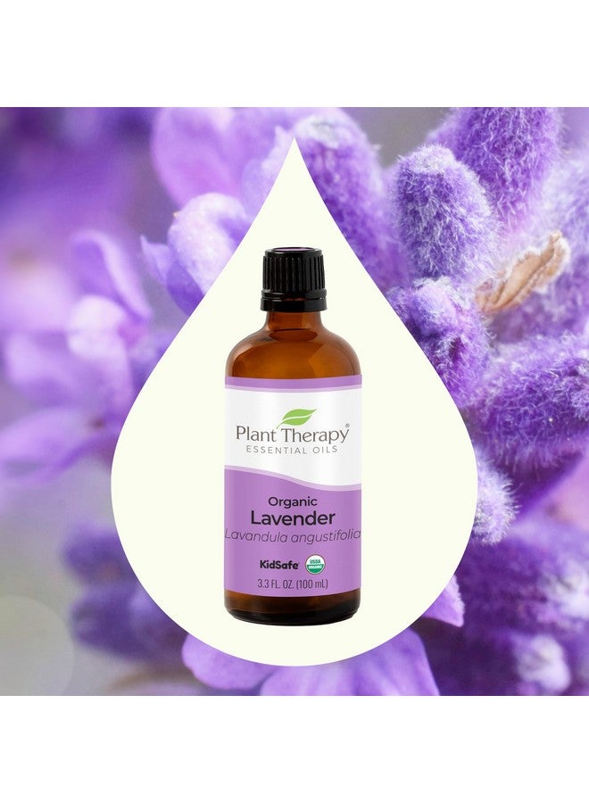 Plant Therapy Organic Lavender Essential Oil 100% Pure, USDA Certified Organic, Undiluted, Natural Aromatherapy, Therapeutic Grade 100 mL (3.3 oz) - Image 3