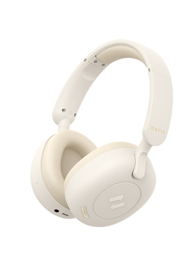 havit Bluetooth Headphones, Noise Cancelling Headset with Memory Foam Earmuffs, Suitable for Gaming, Travel and Daily Office - Image 1